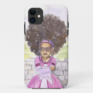 Moderne Rapunzel Afro-telefoonbehuizing iPhone 11 Hoesje