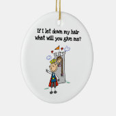 Moderne Rapunzel Keramisch Ornament (Rechts)