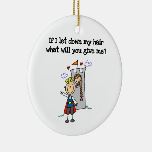 Moderne Rapunzel Keramisch Ornament (Rechts)