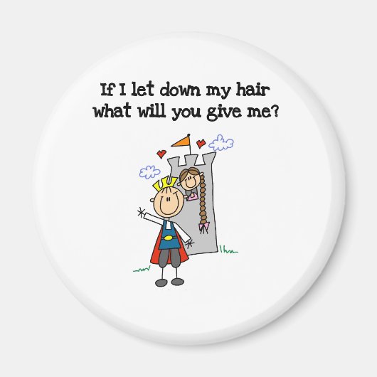 Moderne Rapunzel Magneet (Voorkant)