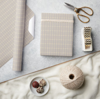 Moderne raster cadeaupapier