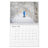 Moderne raster Collage Photo Family 2022 Kalender (Feb 2026)