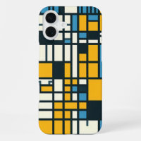 Moderne rasterabstractie – Mondriaan-geïnspireerde