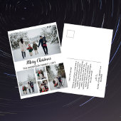 Moderne rasterfoto Vrolijk kerstfeest Feestdagenkaart