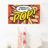 Moderne Ready to POP Baby Shower Sprinkle Spandoek (Insitu)