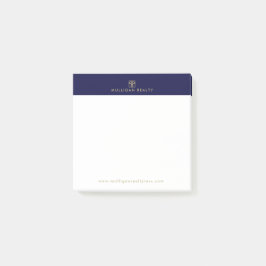 Moderne Real Estate Agent Post it Sticky Notes