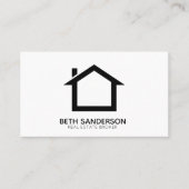 Moderne real-state UW QR-CODE-Visitekaartje Visitekaartje (Voorkant)