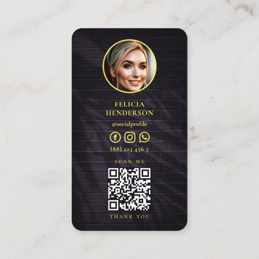 Moderne realtor Ggloed Love Key Real Estate Agent  Visitekaartje (Achterkant)