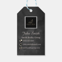 Moderne Realtor  Gift Labels