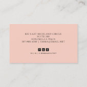 Moderne realtor Real Estate foto Visitekaartje (Achterkant)