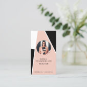 Moderne realtor Real Estate foto Visitekaartje (Staand voorkant)