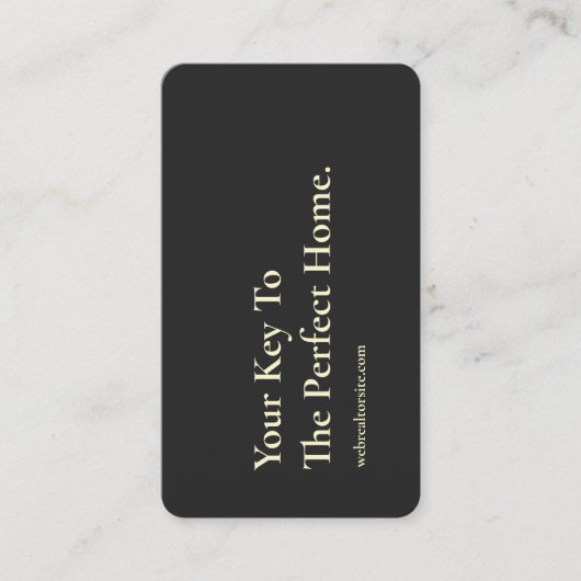 MODERNE REALTOR VAN DE ECHTE AGENTSCHAP VISITEKAARTJE (Voorkant)