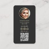 MODERNE REALTOR VAN DE ECHTE AGENTSCHAP VISITEKAARTJE (Achterkant)