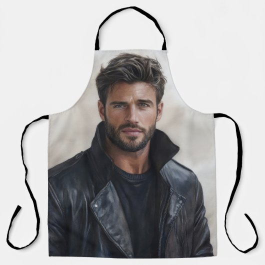 Moderne Rebel stijl kunst Schort (Voorkant)