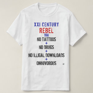 Moderne rebel t-shirt