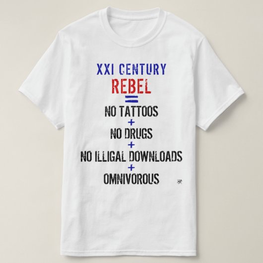 Moderne rebel t-shirt (Design voorkant)