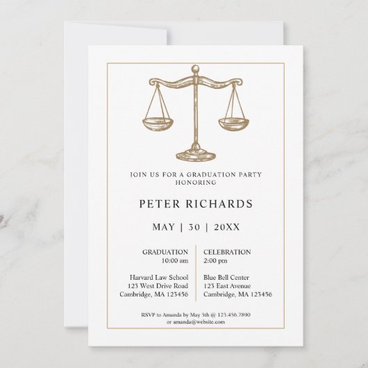 Moderne rechtenacademische studiegroep kaart (Voorkant)