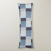 Moderne rechthoek Check #1 #minimal #wall #decor Lichaamskussen (Achterkant (Verticaal))