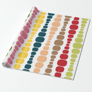 Moderne rechthoeken cadeaupapier