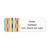 Moderne rechthoeken etiket (Voorkant)