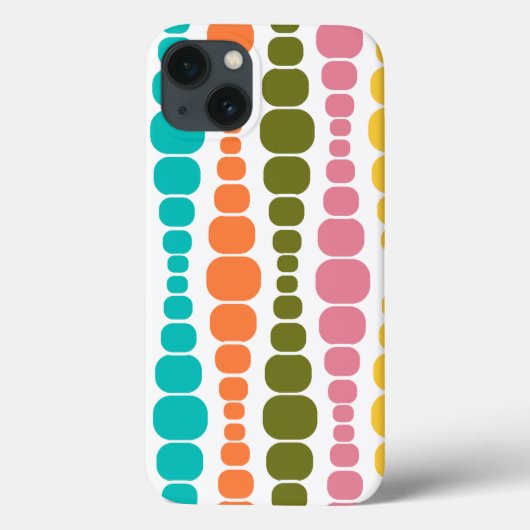 Moderne rechthoeken Hoesje-Mate iPhone Case (Achterkant)
