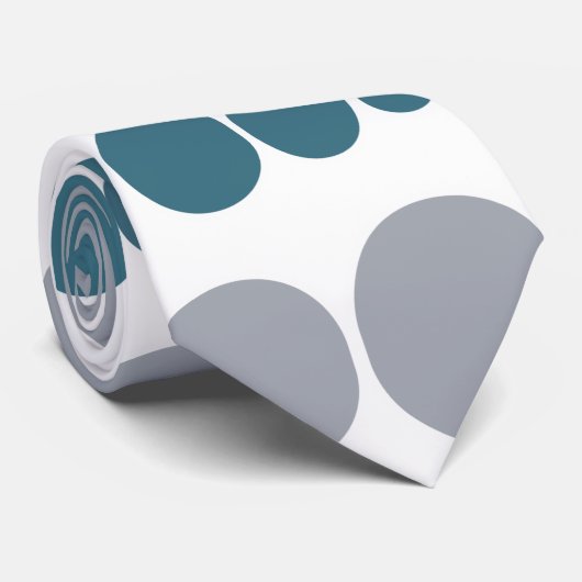 Moderne rechthoeken stropdas (Opgerold)