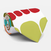 Moderne rechthoeken stropdas (Opgerold)