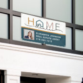 Moderne reclamebanner voor thuiswinkeldealer spandoek (Buitenkant Gebouw)