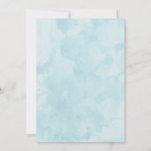 Moderne Red Bird Bridal Shower Invitations Kaart (Achterkant)