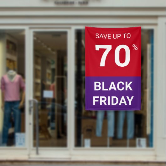 Moderne Red Store Korting Zakelijke advertenties Spandoek