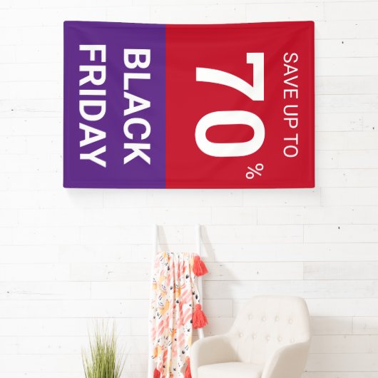 Moderne Red Store Korting Zakelijke advertenties Spandoek (Insitu)