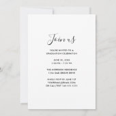 Moderne Redactie 2025 Afstudeerder 1-Foto Afstuder Kaart (Achterkant)