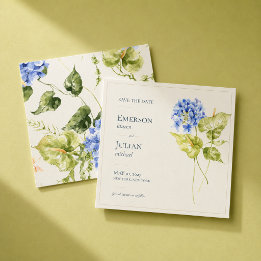 Moderne Redactionele Anthurium Hydrangea Bruiloft Save The Date
