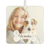 Moderne reeks foto's foto's Collage Dog Bone & Nam Luchtverfrisser (Achterkant)