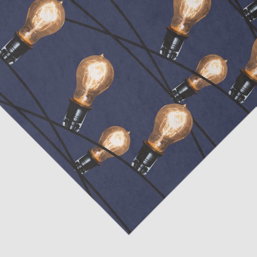 Moderne reeks lampjes tissuepapier (Detail)