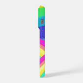 Moderne Regenbogen iPhone Hoesje (Linkerkant)