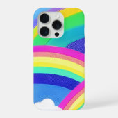 Moderne Regenbogen iPhone Hoesje (Achterkant)