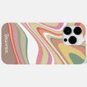 Moderne regenboog Abstracte gepersonaliseerde insp Case-Mate iPhone Case (Achterkant (horizontaal))
