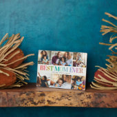 Moderne regenboog Beste mama ooit foto-inklage Fotoplaat (Zijkant)