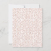 Moderne Regenboog Boho Script Chic Baby Shower Kaart (Achterkant)
