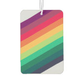 Moderne regenboog | Colorful Stripe LGBT Gay Pride Luchtverfrisser (Achterkant)
