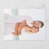 Moderne Regenboog Confetti Bewaar de Datum Aankondigingskaart (Achterkant)