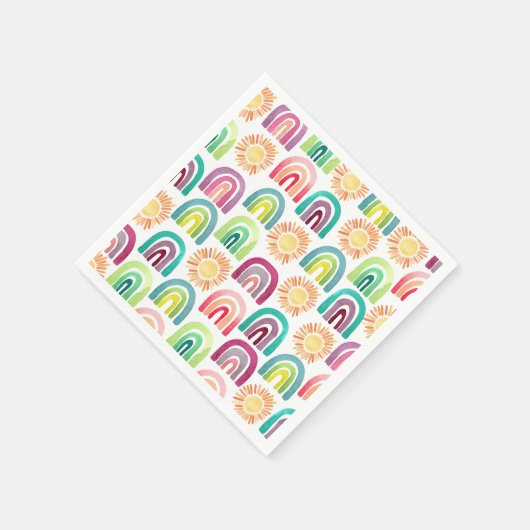 Moderne regenboog en zondst 1ste verjaardag Waterv Servet (Hoek)