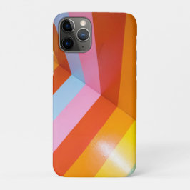 Moderne regenboog geometrische streep Case-Mate iPhone case