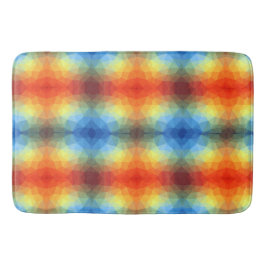Moderne Regenboog Geometrische Vorm Badmat