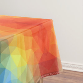 Moderne Regenboog Geometrische Vorm Tafelkleed