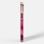 Moderne Regenboog Glitter Monogrammed Chic Custom Case-Mate iPhone Case (Achterkant / Rechts)