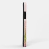 Moderne regenboog glitterslierten, roosgoud, Monog Case-Mate iPhone Case (Achterkant/rechts)