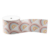 Moderne regenboog grosgrain lint (Spoel)