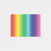 Moderne regenboog homo-pride vlag patroon leuk kle post-it® notes (Voorkant)